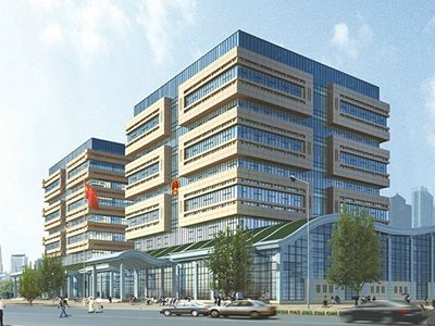 Budynek biurowy Kongresu Ludowego prowincji Zhejiang i Ludowej Politycznej Konferencji Konsultatywnej Chin CPPCC 