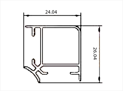 Aluminiowe Profile do szafek i garderób